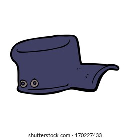 sombrero de uniforme de caricatura