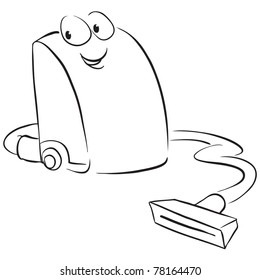 Cartoon "vacuum cleaner"