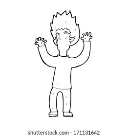 vampiro de caricatura