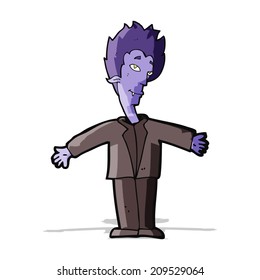 vampiro de desenho animado