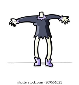 cartoon vampire body (mix and match cartoons or add own photo head)