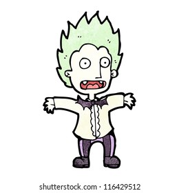 cartoon vampire boy