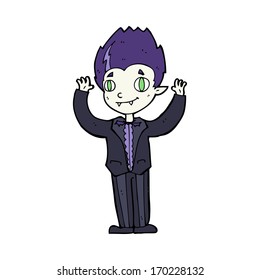 cartoon vampire boy