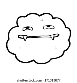 cartoon vampire cloud