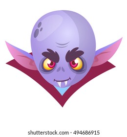Cartoon vampire count Dracula