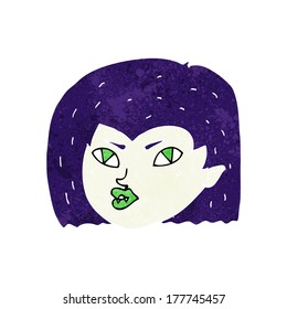 cartoon vampire face