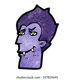cartoon vampire face