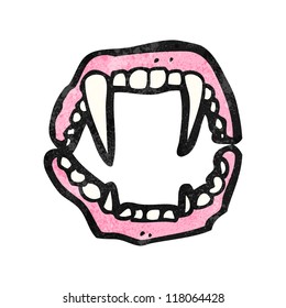 colmillos de vampiros de dibujos animados