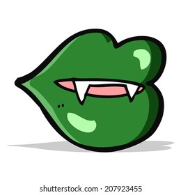 cartoon vampire fangs