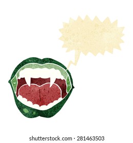 colmillos de vampiros de dibujos animados