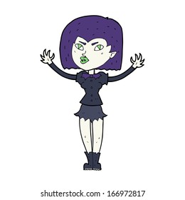 cartoon vampire girl
