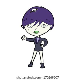 cartoon vampire girl