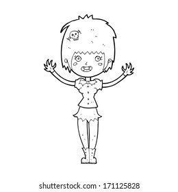cartoon vampire girl