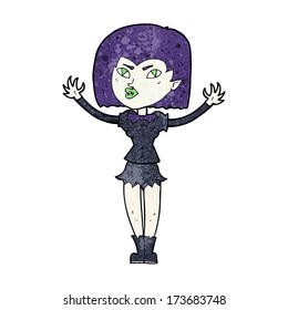 cartoon vampire girl
