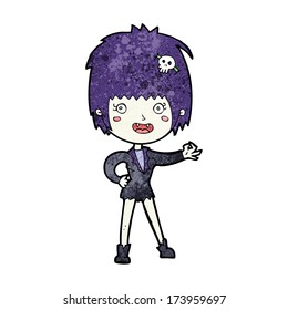 cartoon vampire girl