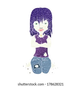 cartoon vampire girl