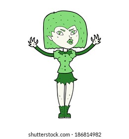 cartoon vampire girl