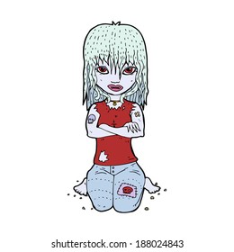 cartoon vampire girl