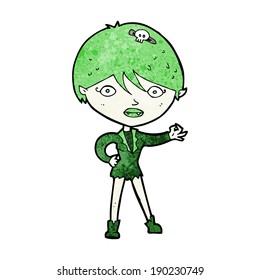 Cartoon-Vampirmädchen