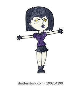 cartoon vampire girl