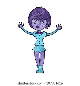 cartoon vampire girl