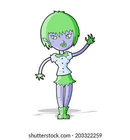 cartoon vampire girl