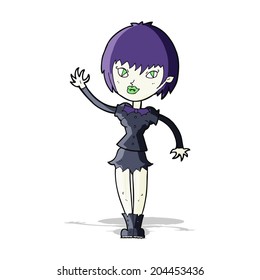 cartoon vampire girl