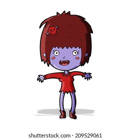 cartoon vampire girl