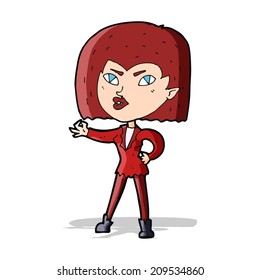 cartoon vampire girl