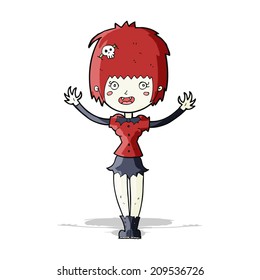cartoon vampire girl