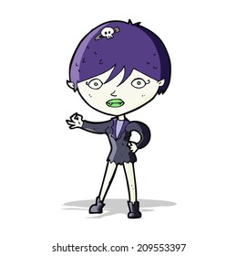 cartoon vampire girl