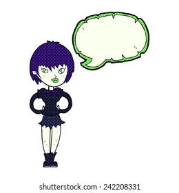 chica vampiro de dibujos animados
