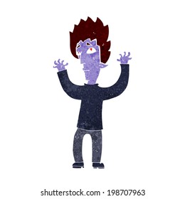 cartoon vampire giving up