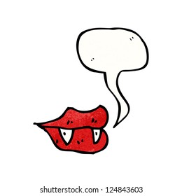 cartoon vampire lips