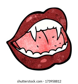 cartoon vampire lips