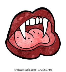 cartoon vampire lips