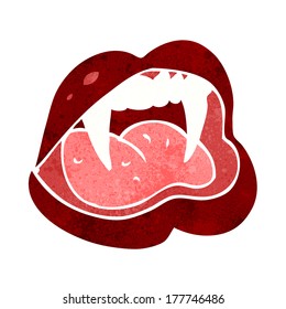 cartoon vampire lips