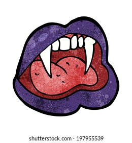 cartoon vampire lips