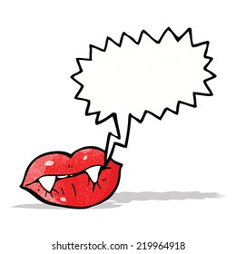 cartoon vampire lips