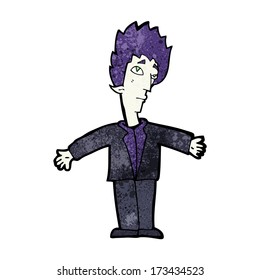 Cartoon-Vampir-Mann