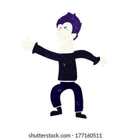 cartoon vampire man