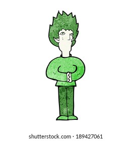 cartoon vampire man