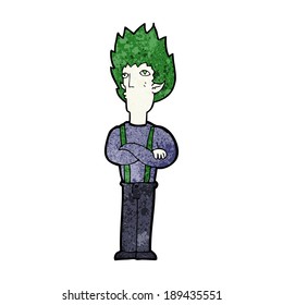 Cartoon-Vampir-Mann