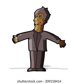 Cartoon-Vampir-Mann