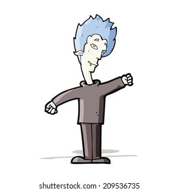 caricaturista vampiro