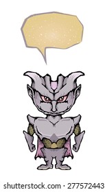 Cartoon vampire Monster. Cartoon drawing for halloween.