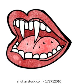 cartoon vampire mouth
