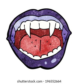 cartoon vampire mouth