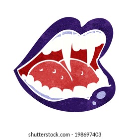cartoon vampire mouth