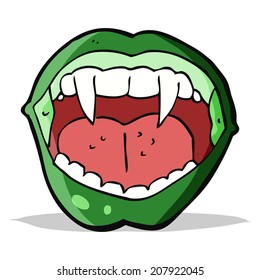 cartoon vampire mouth